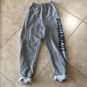 Grey Jerzeez Sweatpants Size M